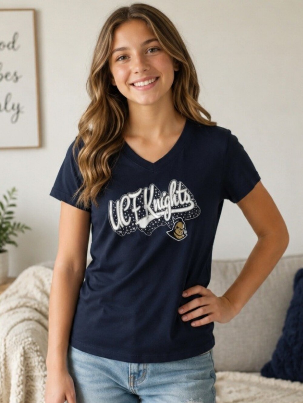 Rivalry Threads Knights Graphic V-Neck Tee